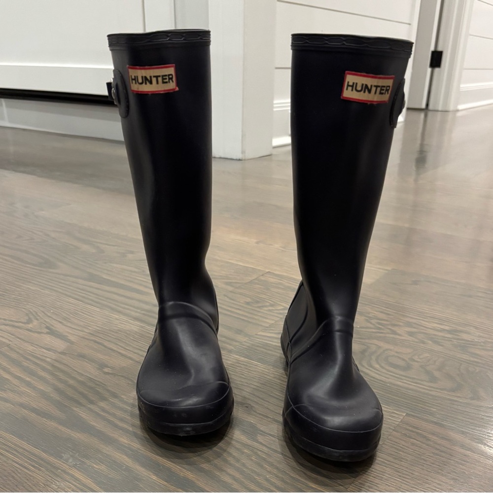 Hunter Classic Black Tall Rain Boots